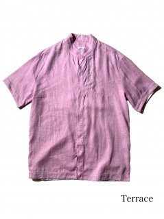 ARMANI COLLEZIONI Linen S/S Design Shirt