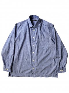 ISSEY MIYAKE MEN Cotton/Poly Stripe Shirt 