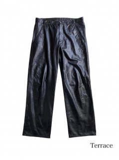 90's Cow Leather Pants (実寸 W34 L29）