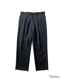 90’s Euro Wool 2tuck Trousers (実寸 W34 L29)