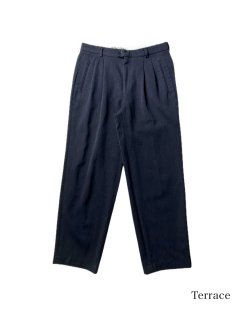 90’s Wool 2tuck Trousers MADE IN ITALY (実寸 W32 L29)