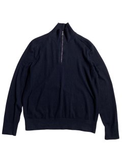 BANANA REPUBLIC Cotton Half-zip Knit