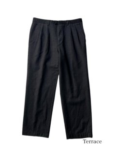 90's Tasmania Wool2tuck Trousers  MADE IN ITALY (実寸 W35L29)