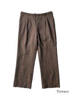 90's Euro Wool 2tuck Trousers (実寸W34L29)