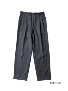 90's Euro Wool 2tuck Trousers (実寸W30L31)