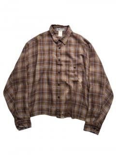 90's ISSEY MIYAKE MEN Sample Ombre Check Shirt