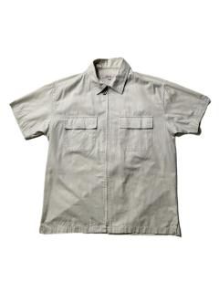 Euro Lip-stop Cotton Zip-up Shirt