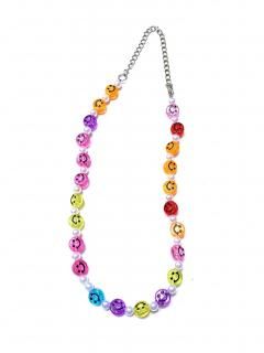 Hand Made Smile Beads Necklace 37〜48㎝