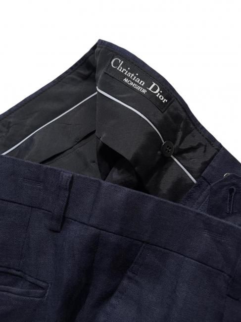 パンツ Christian Dior Monsieur 2tuck trousers 90's Christian Dior MONSIEUR Linen 2tuck Trousers (実寸W32
