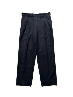 80's Euro 2tuck Wool Trousers (実寸W33L30)