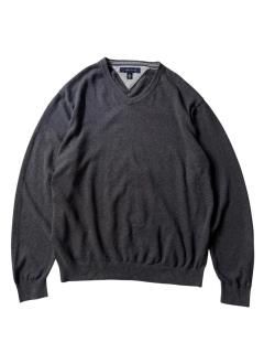 TOMMY HILFIGER Cotton V-neck Knit