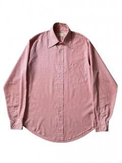70's Dacron Polyester/Cotton Check Shirt