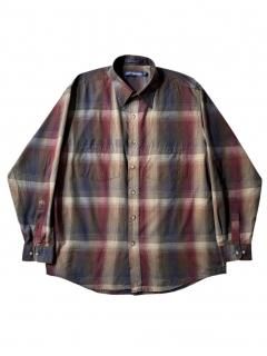 90's VAN HEUSEN Polyester/Cotton Check Shirt