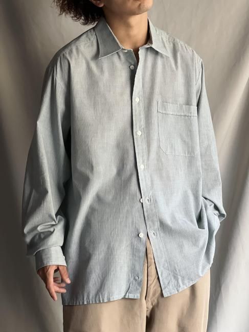 トップス 90's ORVIS cotton S/S print shirt M 90's ORVIS Poly/Cotton Stripe Shirt - Lemontea Online Shop
