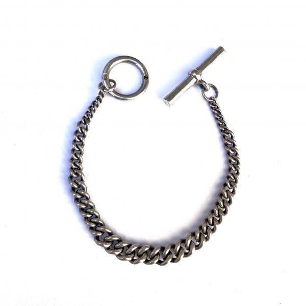General T-bar Bracelet 925 Silver レモンティ General 925silver T-bar Bracelet - Lemontea Online Shop