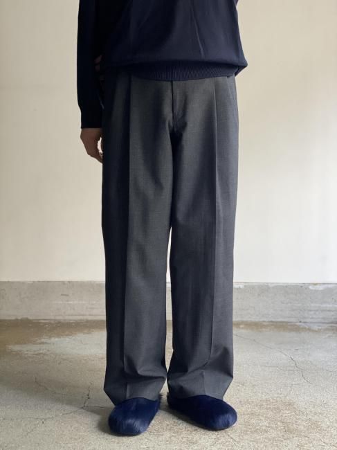 90's 2tuck Wool Trousers 黒 (実寸W33L30) 90's 2tuck Wool Trousers 黒 (実寸W33L30) - メルカリ