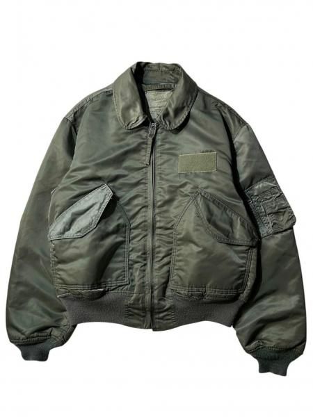 希少色★90s USA製 アルファ CWU-45P シルバー XXL　C663 90's ALPHA CWU-45/P Flight Jacket MADE IN U.S.A. - Lemontea