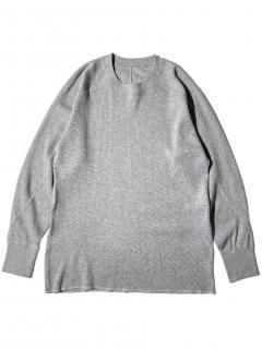 100% Cotton Honeycomb Heavy Thermal 【GRAY】