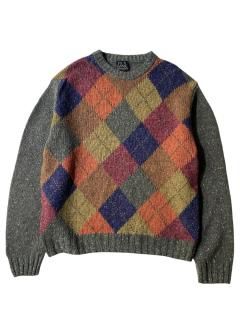 80s Lambswool Argyle Knit