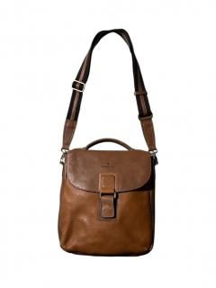 Ermenegildo Zegna 2way Leather Shoulder Bag MADE IN ITALY 