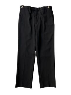 Adjustable Waist Wool Trousers BLACK (実寸 W28〜37)