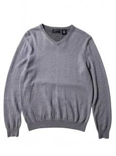 Calvin Klein Jeans Merino Wool High Gauge V-neck Knit 
