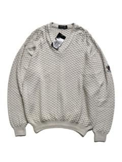 90's DEAD STOCK JAEGER Intrecciato Cotton Knit