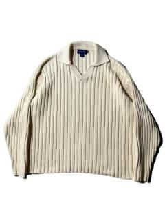 J.CREW Skipper-neck Cotton Knit 
