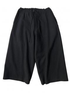 Y's Melton Wool Cropped Baggy Easy Pants