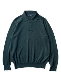 90s Merino Wool Knit Polo MADE IN ITALY 