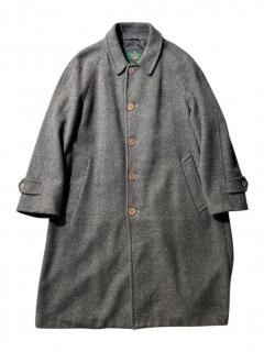 90s Brooksfield Wool Balmacaan Coat MADE IN ITALY 