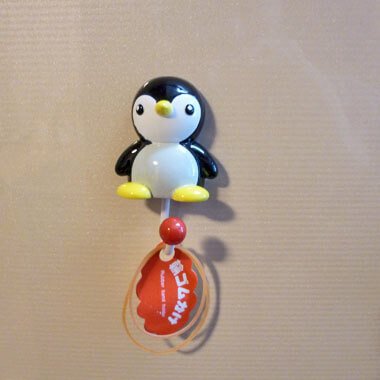 可愛い海の生き物グッズ 雑貨 便利な輪ゴム掛け ペンギン