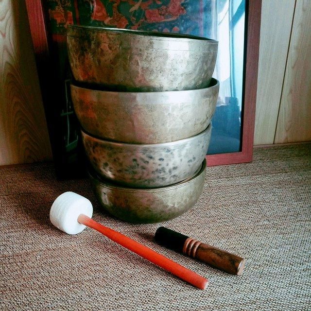 超希少☆ シンギングボウル アンティークボウル 特大サイズ 7チャクラ7