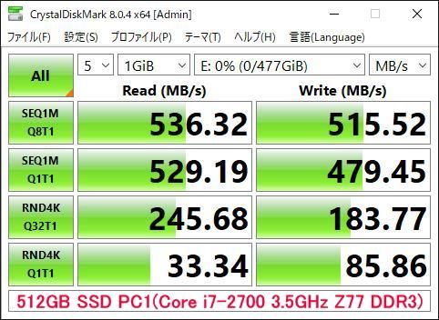 512GB SSD 2.5inch SATA3