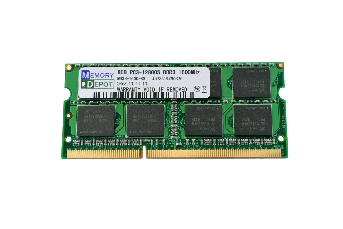 SODIMM 8GB PC3-12800 DDR3-1600 204pin SO-DIMM PCメモリー 相性保証付 - メモリーデポ