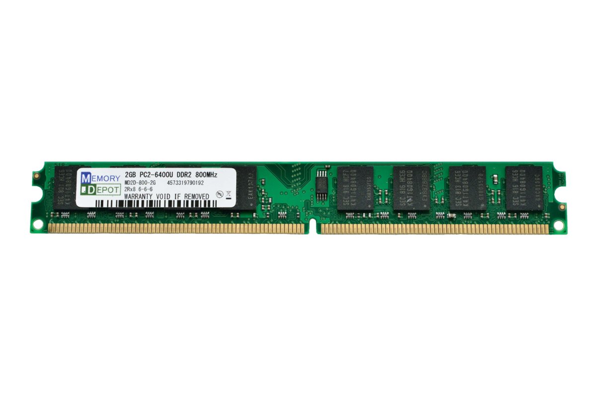 2GB PC2-6400/PC2-5300 DDR2-800/DDR2-667 240pin DIMM PCメモリー 相性保証付 - メモリーデポ