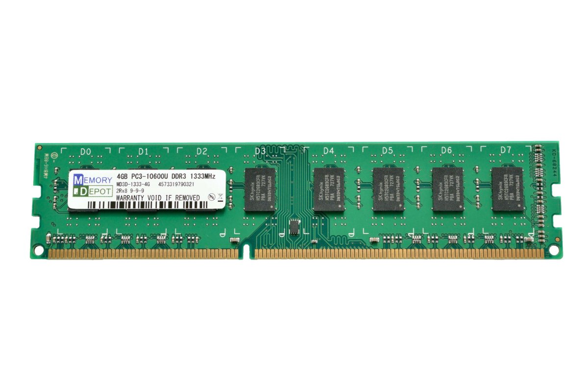 4GB PC3-10600 DDR3-1333 240pin DIMM PCメモリー 相性保証付 - メモリーデポ
