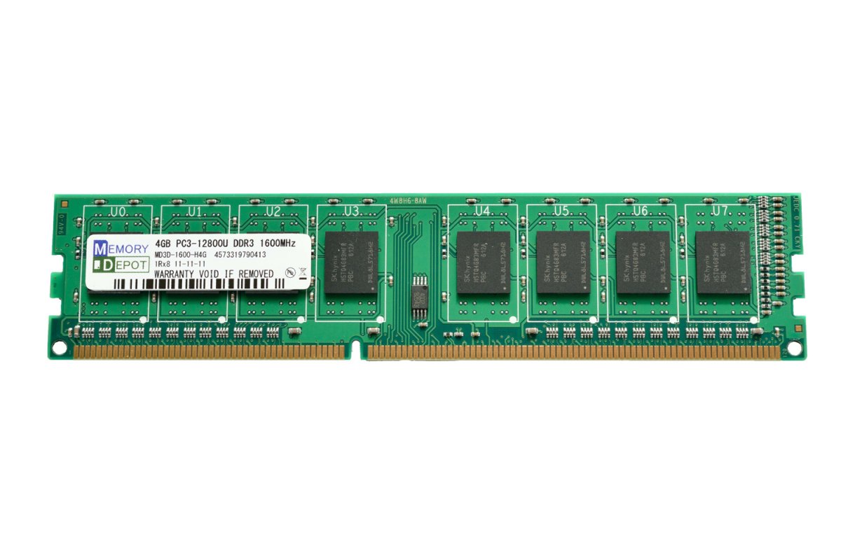 特価品】 4GB PC3-12800 DDR3-1600 8chip 240pin DIMM PCメモリー