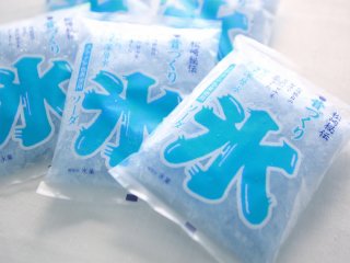 「昔づくり」袋氷 ソーダ かき氷１０袋セット