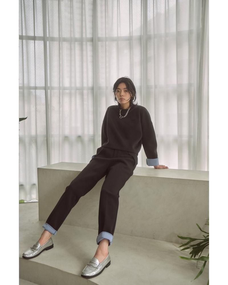 cen. ボンディングバイカラースウェットパンツ - my clozette