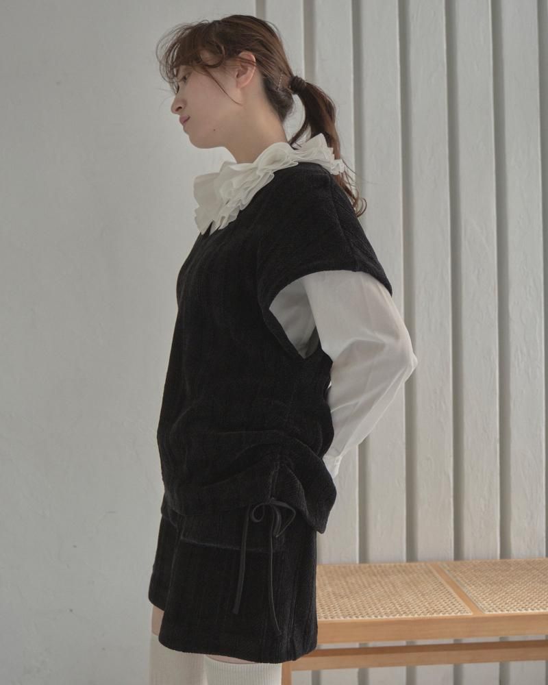Ｖネックコットンニットベスト　myclozette cen. 2/13再販 cen. スプリングニットソーベスト - my clozette