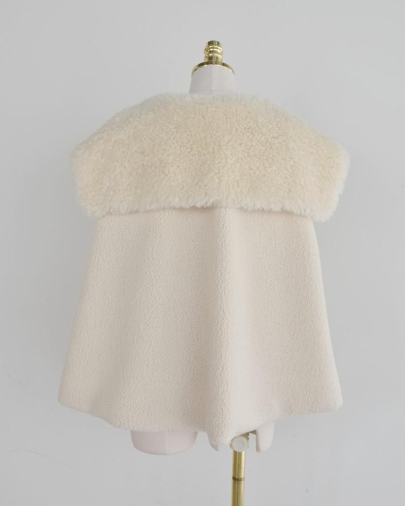 定価以下【新品タグ付】Cen. ボアビッグカラーベスト＊camel 先行発売/ボアビッグカラーベスト(10月中旬) - my clozette