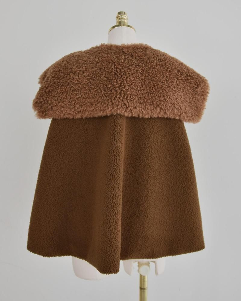 定価以下【新品タグ付】Cen. ボアビッグカラーベスト＊camel 最後の再販/ボアビッグカラーベスト - my clozette