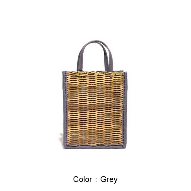 ebagos　キャンバス・カゴブクロ・ハンド ebagos エバゴス キャンバス・かご袋ハンド