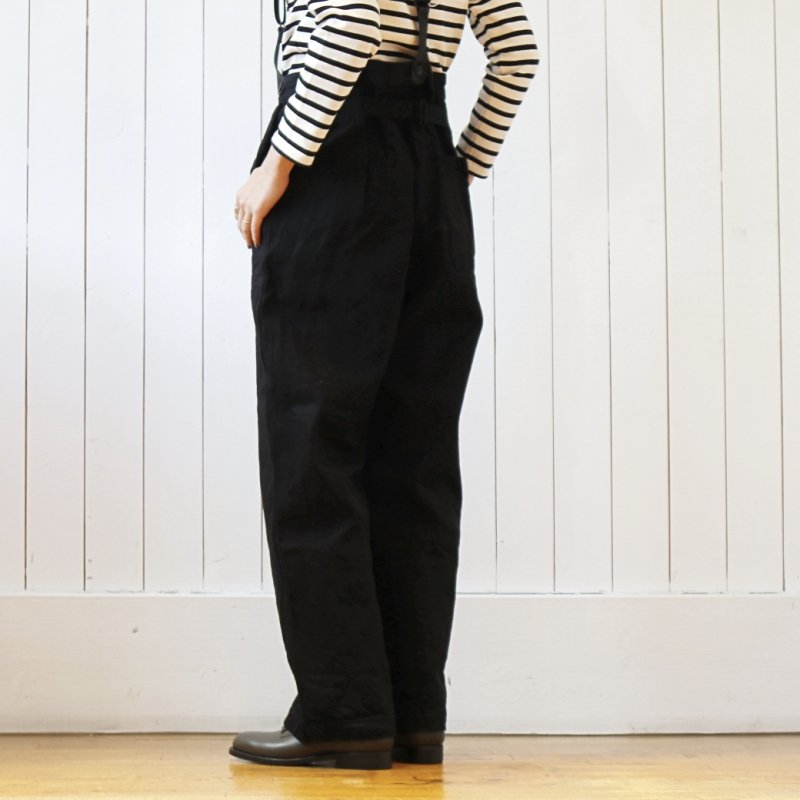 デニムオーバーパンツ (W03-02002 Black) COMOLI - A.I.R.AGE ONLINE