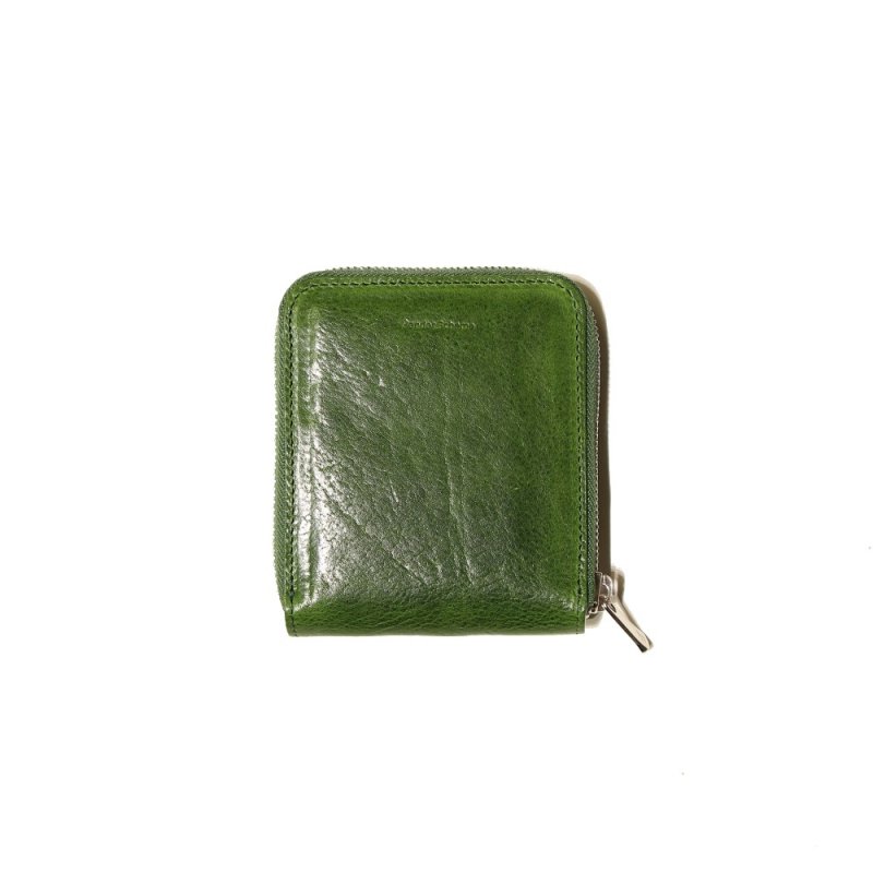 horizontal zip purse(nk-rc-hzp Lime Green) Hender Scheme - A.I.R. 