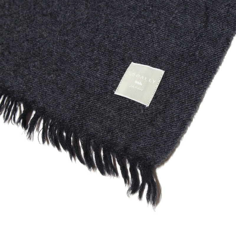 chambray muffler(01603 Black / Charcoal) LOCALLY - A.I.R.AGE