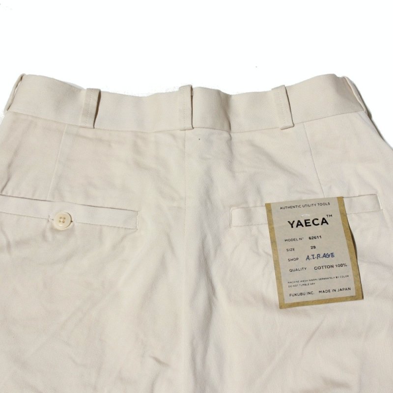 チノワイドテーパード (62611 Beige) YAECA - A.I.R.AGE ONLINE STORE for LADIES