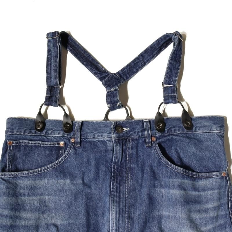 5Pockets Suspender Pant - Denim (OR739/RV1056 Indigo) RhodolirioN