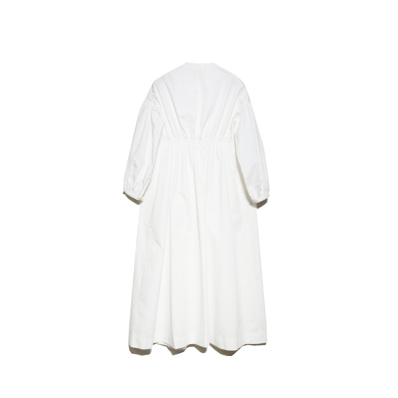 前開きワンピース 高密度サテン (52611 White) eb.a.gos - A.I.R.AGE ONLINE STORE for LADIES